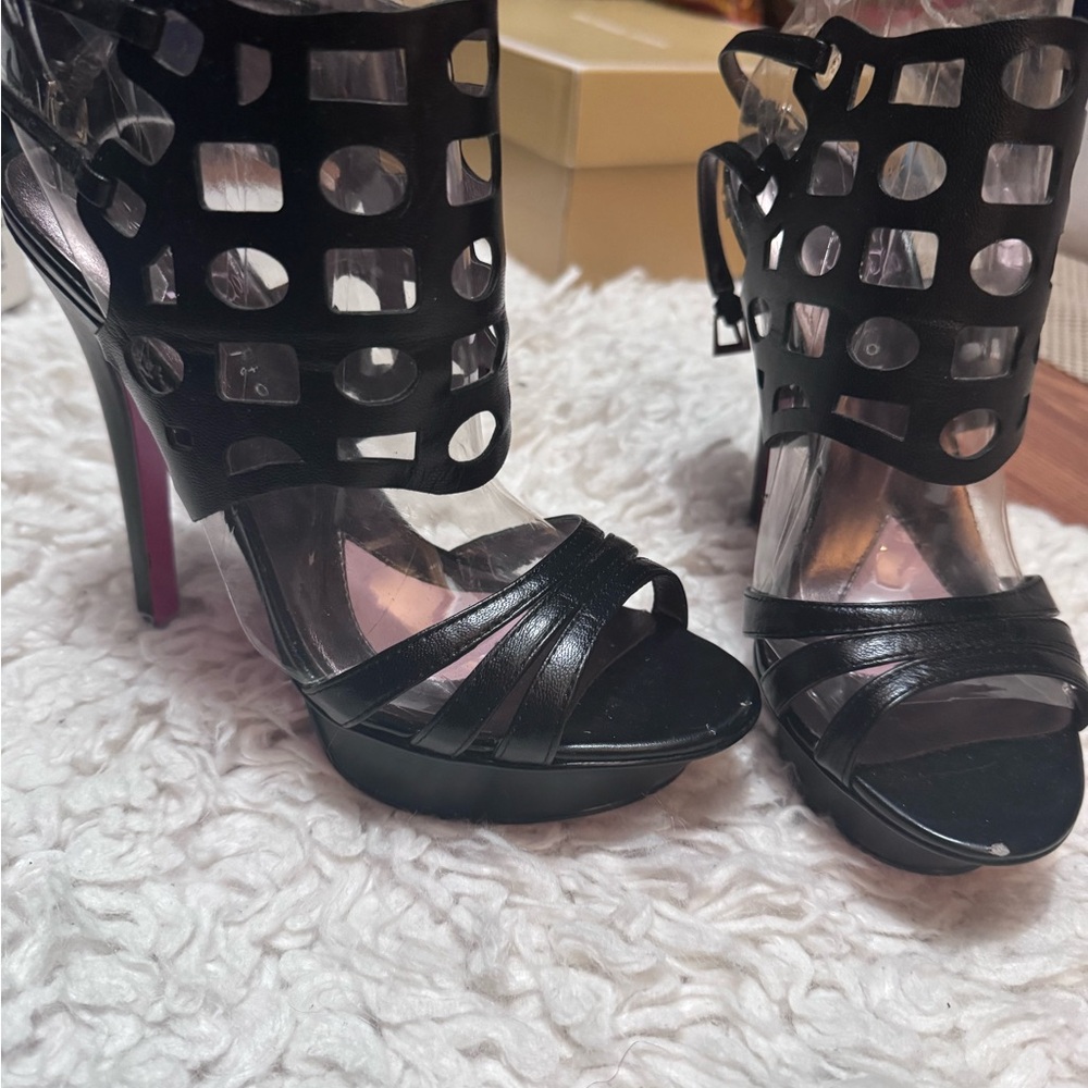 Paris Hilton Black Heels